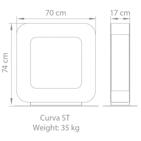 Safretti Curva ST - Negru
