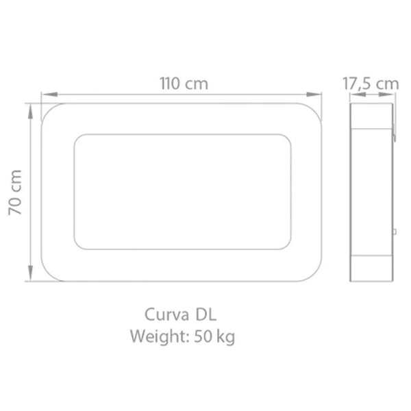 Safretti Curva DL - Alb