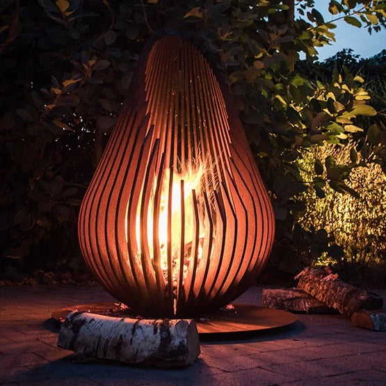 foc de grădină din oțel corten Dewdrop