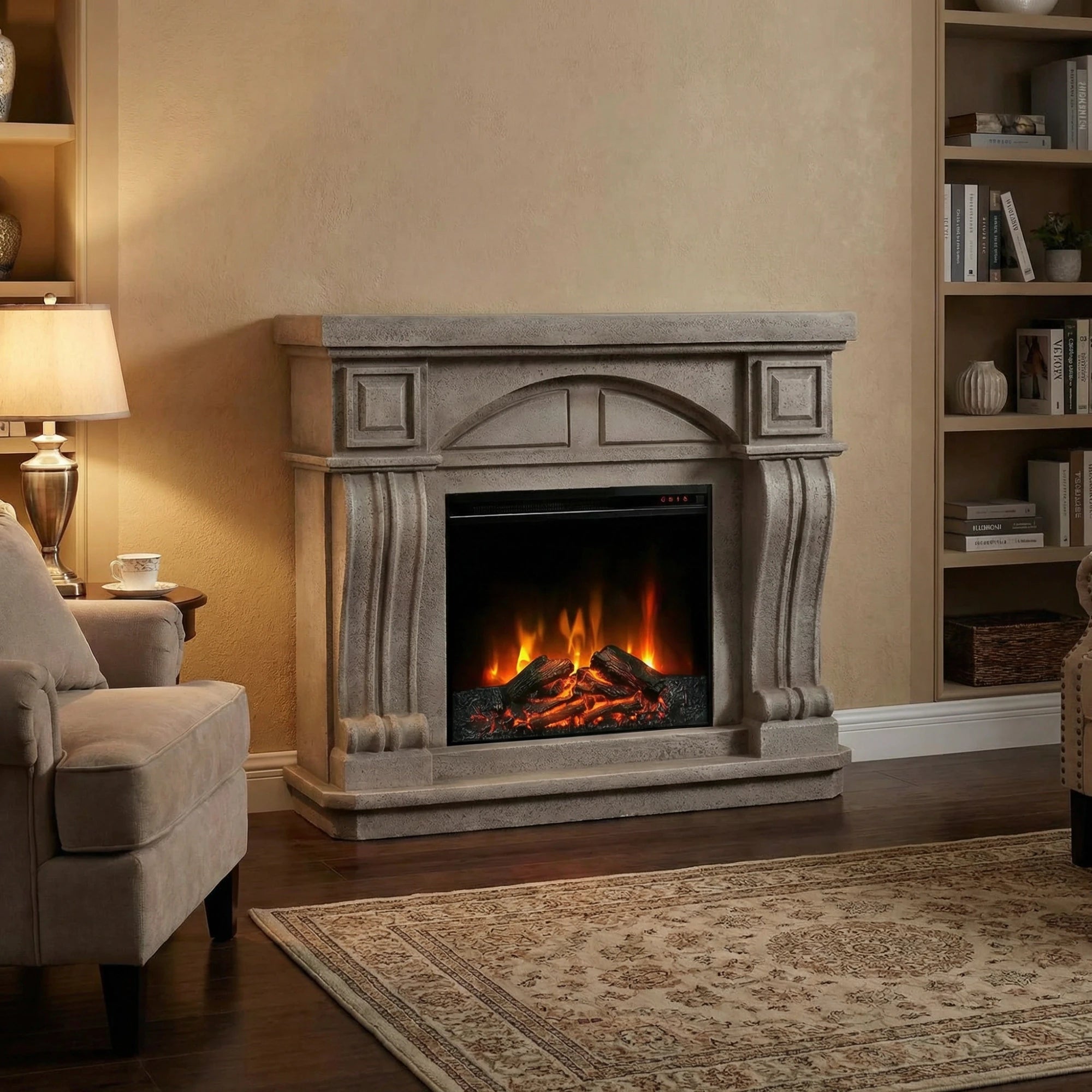 electric portable fire