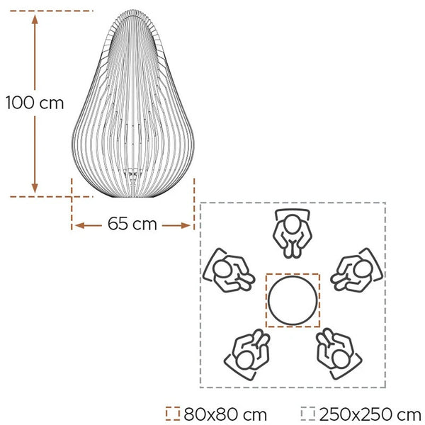 Foc de grădină Dewdrop M