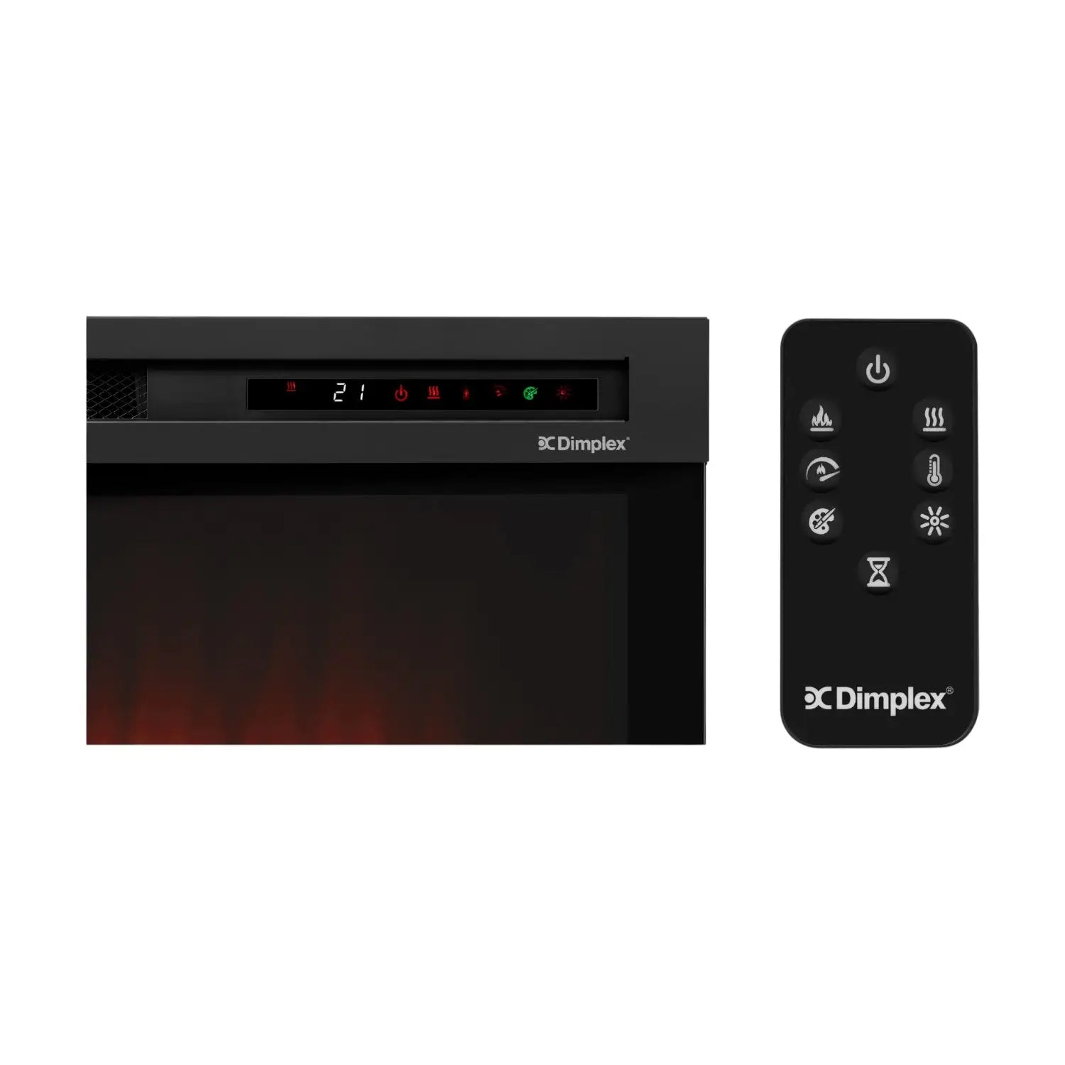 Insert electric pentru șemineu XHD26 Firebox - Negru