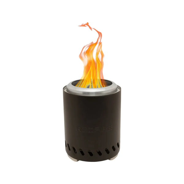 Șemineu de masă Volcano Pellet, mărime medie – oțel inoxidabil negru mat