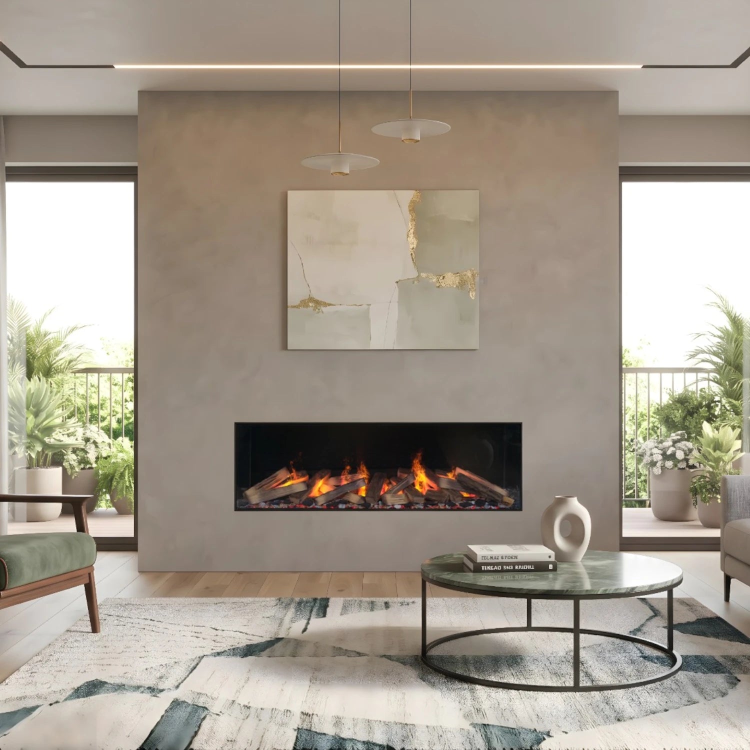 e-MatriX 1300-400 I - Water Vapour Fireplace