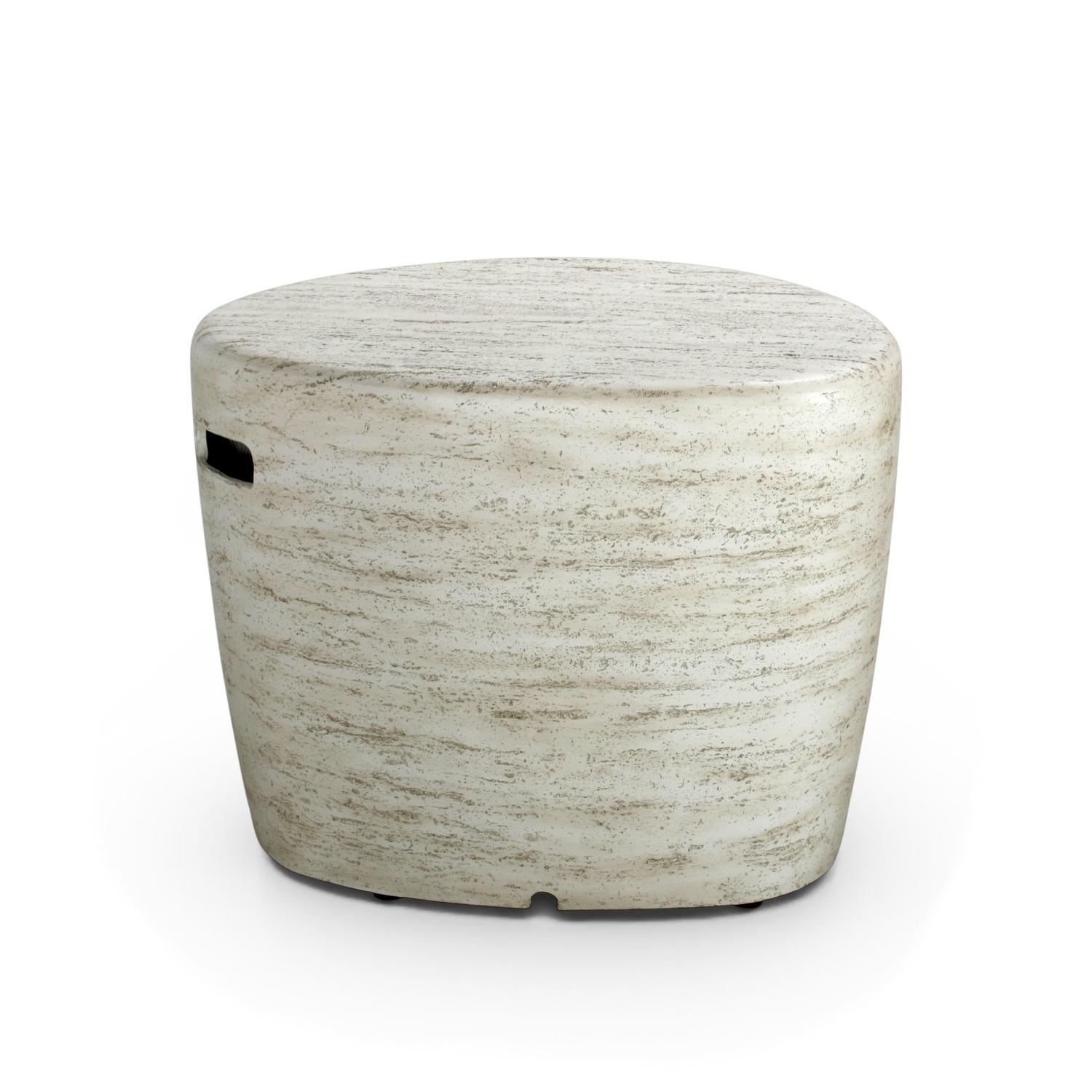Enclosure Organic Travertine – Capac pentru butelie de gaz