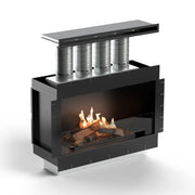 Flogs Box 1000 cu o singură față (ventilație în cameră) - Șemineu pe bioetanol