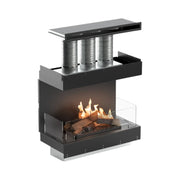 Flogs Box 800 cu trei laturi (ventilație în cameră) - Șemineu pe bioetanol