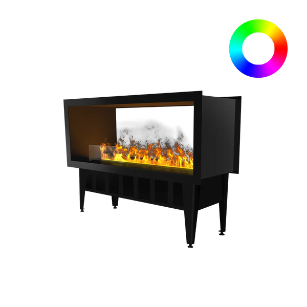 Șemineu cu vapori de apă Incanto 1000 ST Multicolor, cu vizibilitate dublă