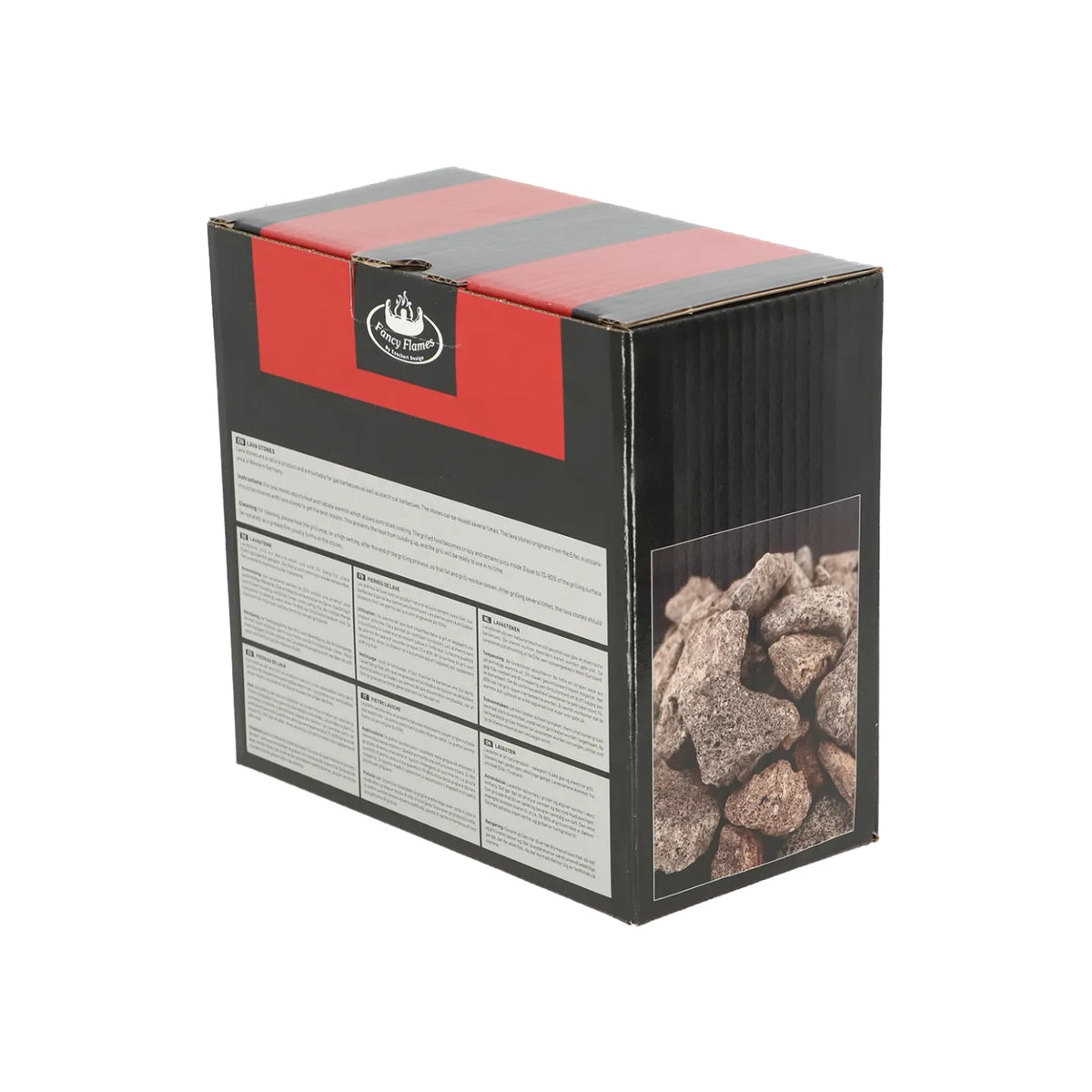 Lava Stones 3 kg - For Outdoor Gas Fireplaces and Barbecues