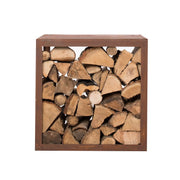 Cutie pentru depozitarea lemnelor din oțel Corten - 50 cm