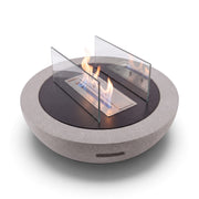 LUMA - Granite Grey - Outdoor Bioethanol Fireplace