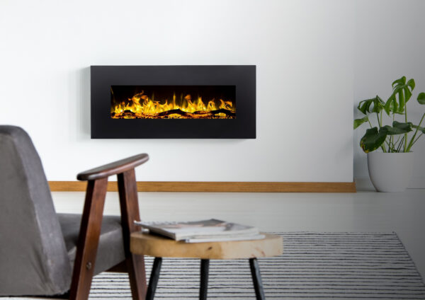 Albion 110 cm - Șemineu electric de perete