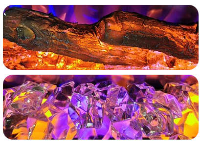 Șemineu electric Aflamo Diamond 165 cm