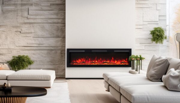 Șemineu electric de perete Majestic PRO 42" (107 cm)