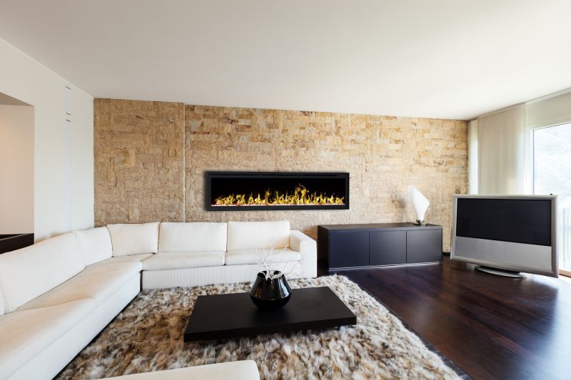 Șemineu electric Royal 60" - 152 cm, montat pe perete