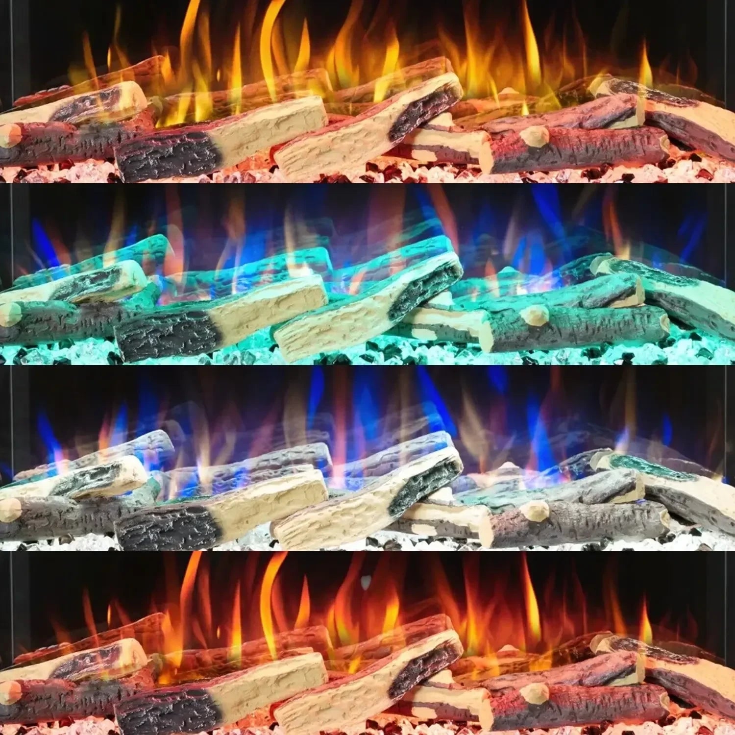 SuperB 50 - 124 cm Built-in Electric Fireplace