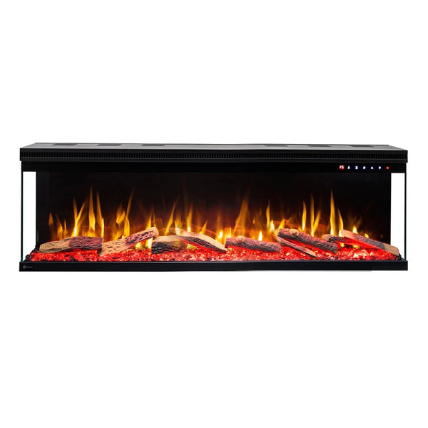 Unique 127 cm - Șemineu electric cu trei laturi