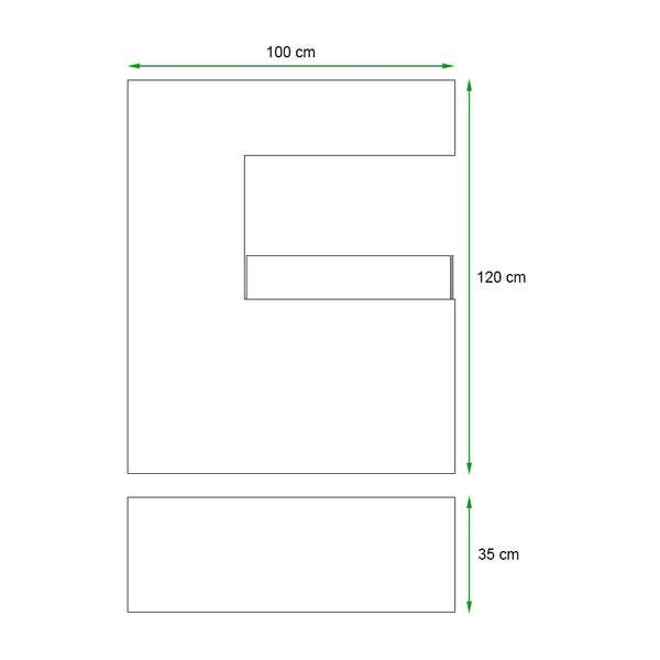 Șemineu bio înalt, alb, pentru separarea încăperilor