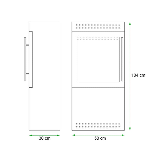 Jackson - Soba pe bioetanol cu design pătrat