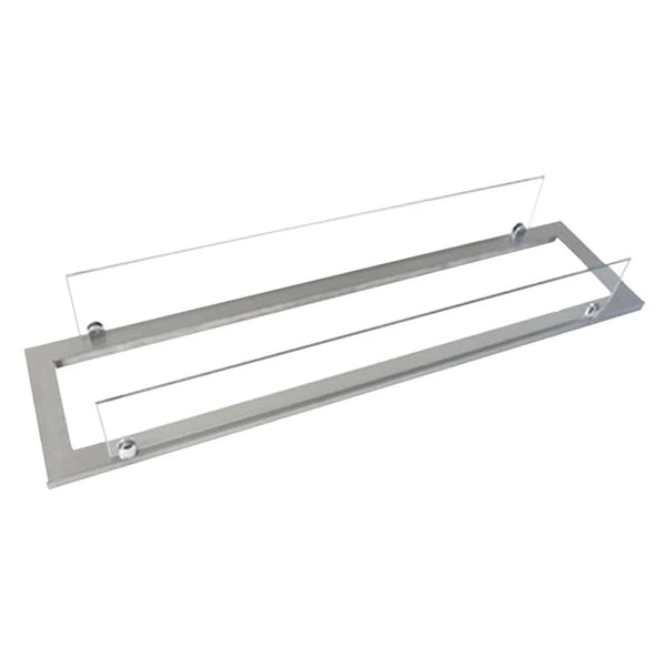 Ramă din oțel cu sticlă pentru arzător Superior de 100 cm