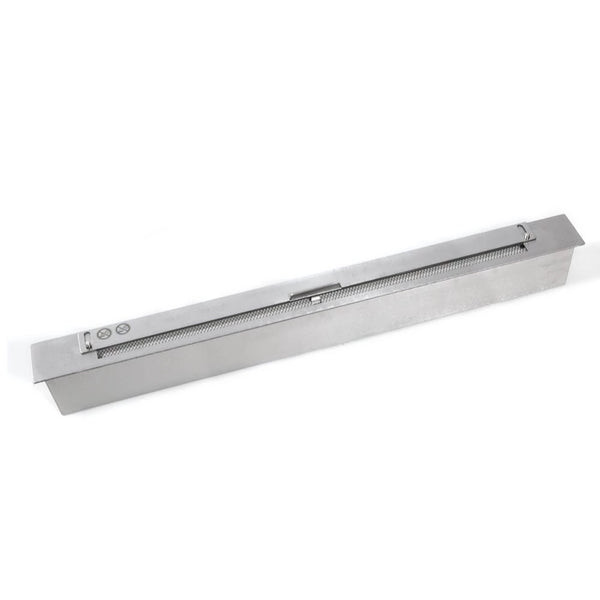 Arzător Slimline din oțel - 100 cm