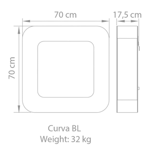 Safretti Curva BL - Negru