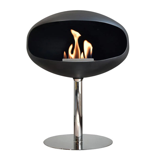 Cocoon Pedestal - Negru Mat cu Suport din Oțel