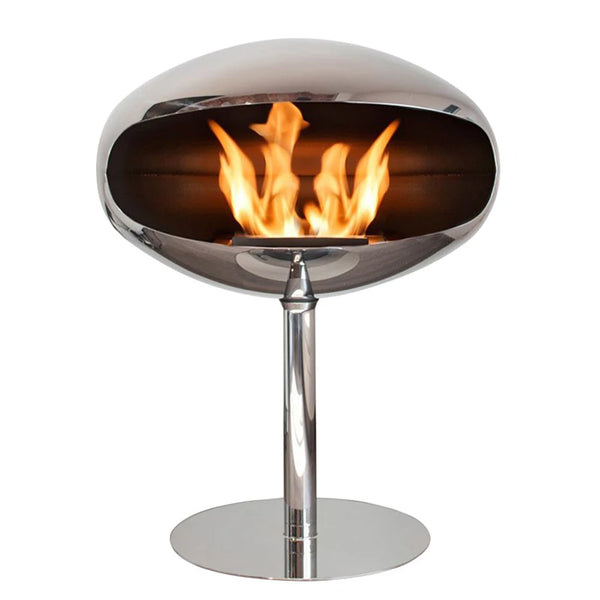 Cocoon Pedestal - Oțel Lustruit
