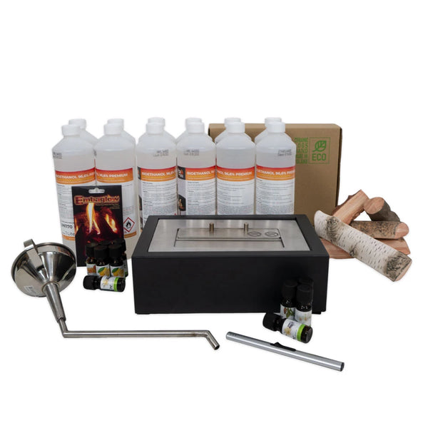 Pachet inserție șemineu pe bioetanol - 30,5 cm