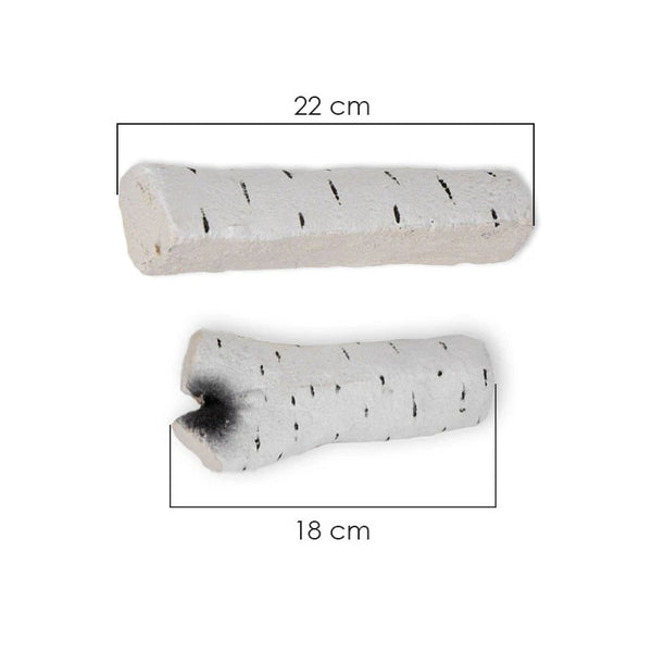 Ceramică lemn de mesteacăn, 6 bucăți.