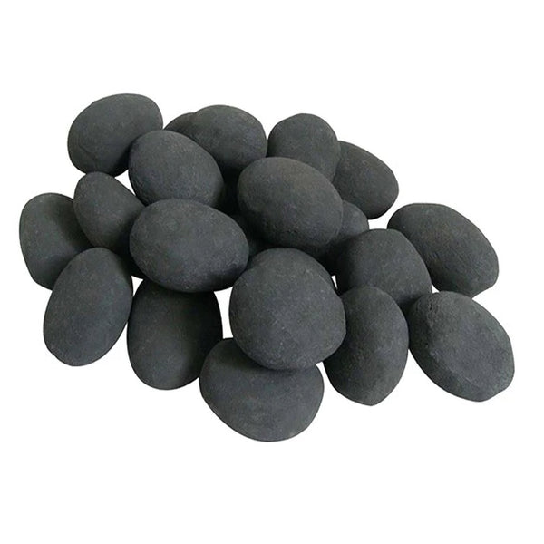 Pietricele ceramice negre - 24 bucăți