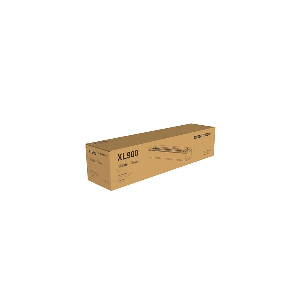 XL900 bioethanol burner for expansive fireplace setups