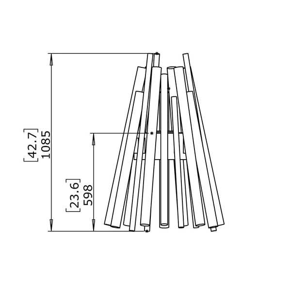 Stix 8 Outdoor Bioethanol Fireplace