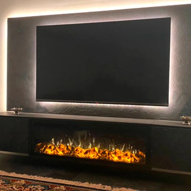 Șemineu electric încastrat LED Classic - 129 cm