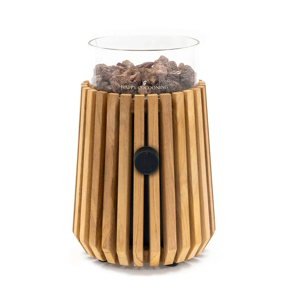 Lumi Lagune Teak – Șemineu pe gaz de masă