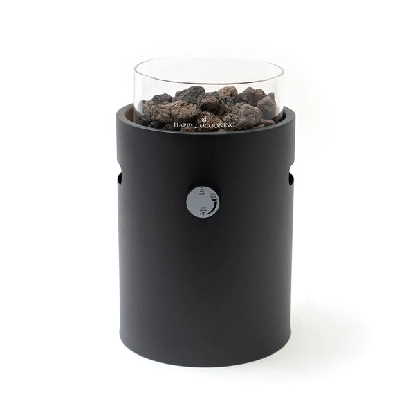 Lumi Nordic Negru – Șemineu pe gaz de masă