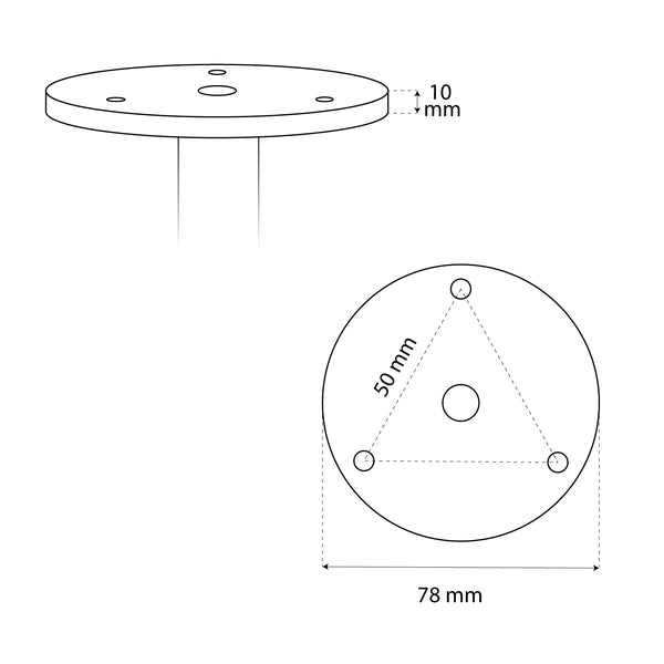 Venus Ceiling-mounted Bio Fireplace