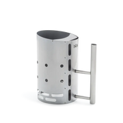 BBQ starter made of stainless steel, designed for quick and efficient ignition.
