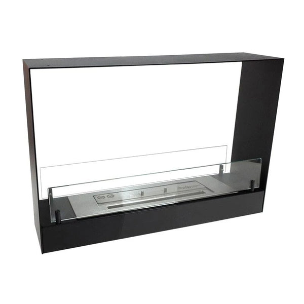 Șemineu bio încorporat, negru – 60 cm