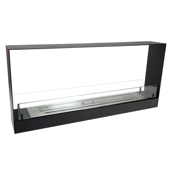 Șemineu bio încastrat, tip see-through, 140 cm
