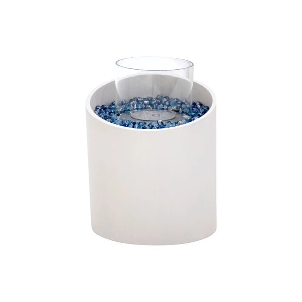 Coloană de foc pe bioetanol TORRE M – Alb crem