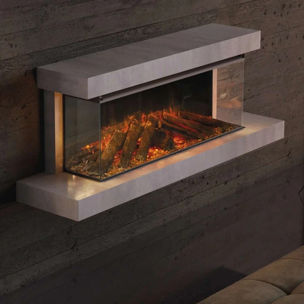 Șemineu electric de perete Lumen 870 – piatră