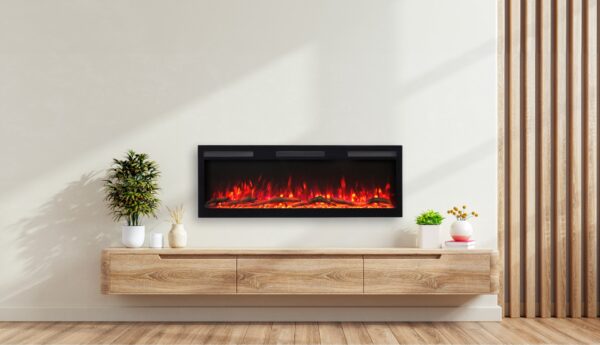 Șemineu electric de perete Majestic PRO 50" (127 cm)