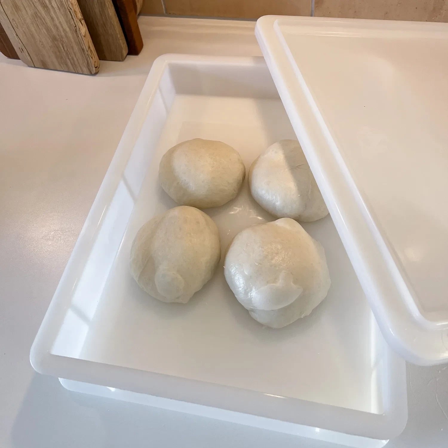 Cutie pentru dospirea aluatului de pizza - 300x400 H70 mm