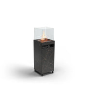 OIA Outdoor Gas Fireplace in Black