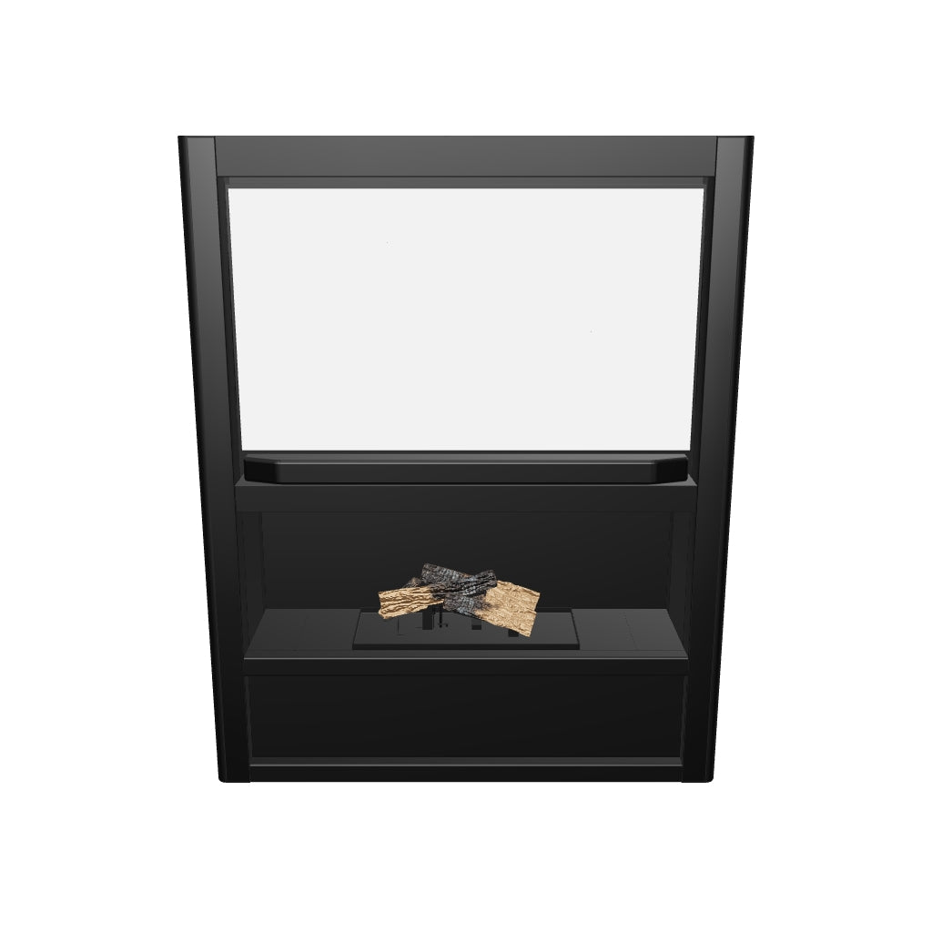 Cinema Flogs - Șemineu cu bioetanol integrat în mobilier TV