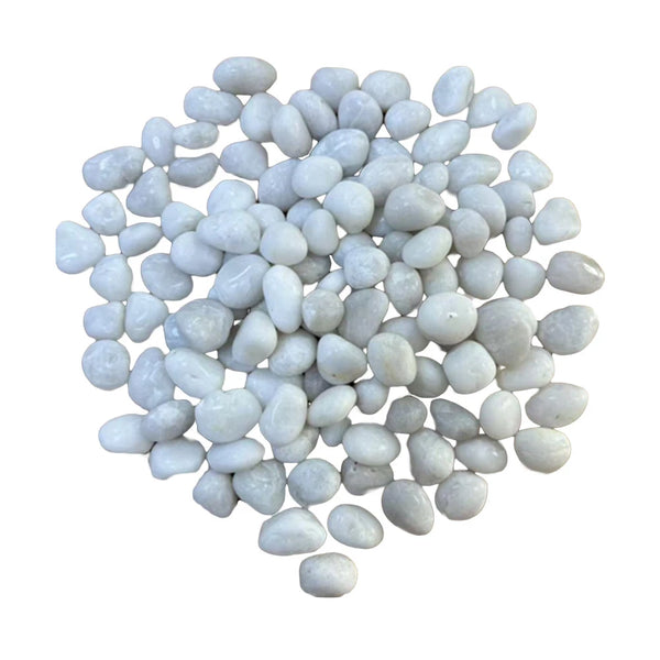 Pietre decorative albe - 5 kg