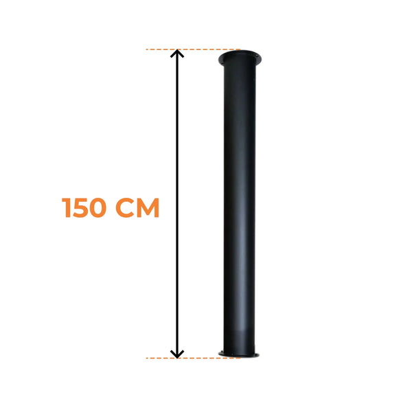 Toronto țeavă 150 cm – Lungime totală 190 cm