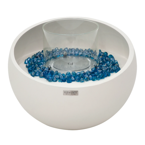 Bol de foc pe bioetanol FIRENZE – alb crem