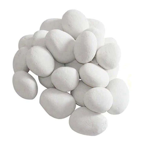 Pietricele ceramice albe - 24 bucăți